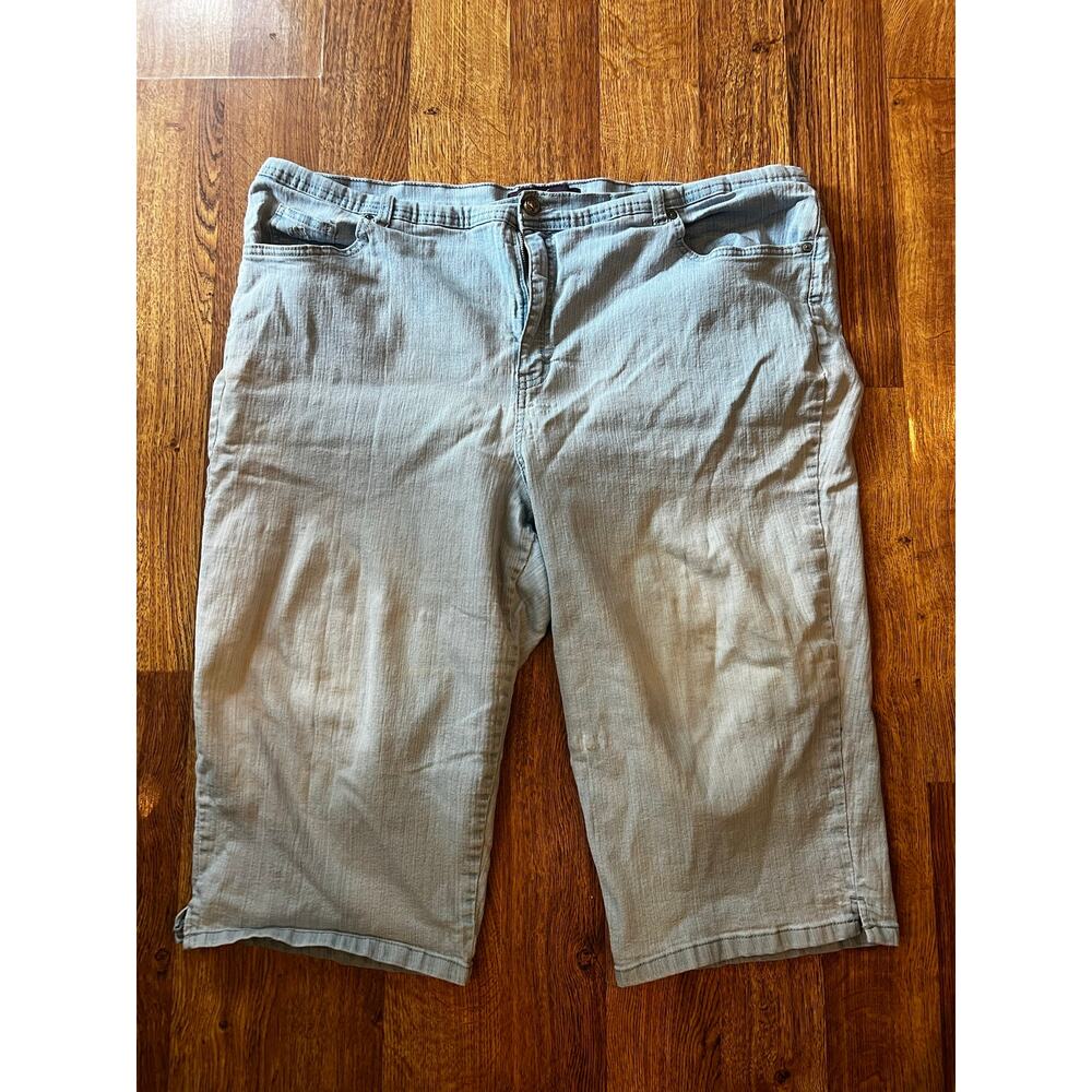 Gloria Vanderbilt 24w Stretch Denim Jean Capri - Picture 2 of 7